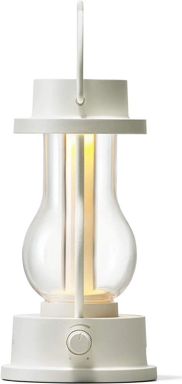 Alt view image 2 of 6 - BALMUDA The Lantern | Rechargeable LED Lantern | 3 Light Modes  Candle, Amber, Warm White | Lightweight and Water-Resistant | L02H-WH | White | US Version
