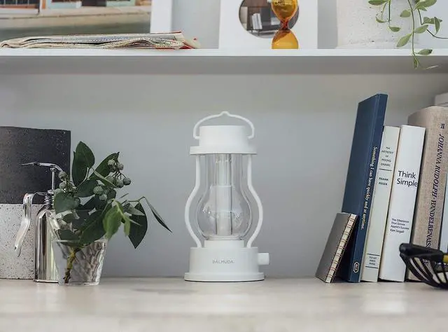 Alt view image 5 of 6 - BALMUDA The Lantern | Rechargeable LED Lantern | 3 Light Modes  Candle, Amber, Warm White | Lightweight and Water-Resistant | L02H-WH | White | US Version