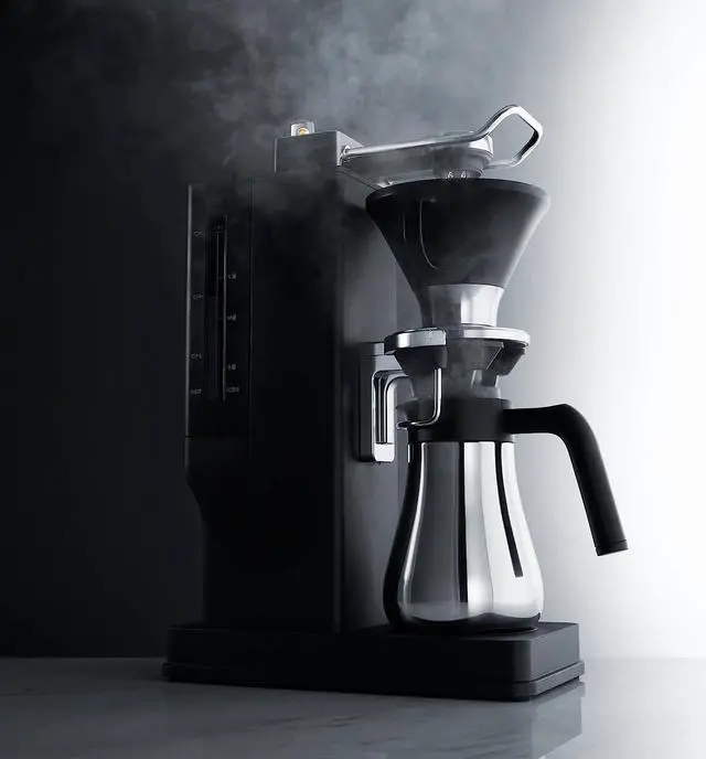 Alt view image 2 of 7 - BALMUDA The Brew | Automatic Pour Over Coffee Maker | Clear Brewing Method | Precise Temperature Regulation | Three Brewing Modes Regular, Strong, Iced | Compact Design | K06H-BK | US Version