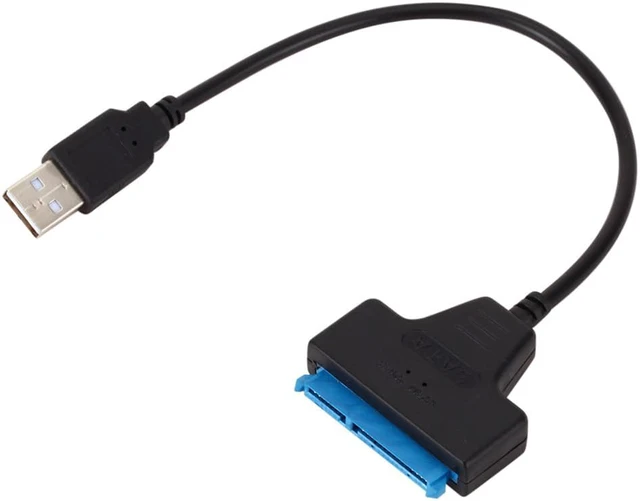 Main image of USB 2.0 3.0 SATA 3 Cable Sata To USB 2.0 Adapter Up To 6 Gbps Support 2.5 Inch External HDD SSD Hard Drive 22 Pin Sata III Cable Color: USB 3.0 to SATA
