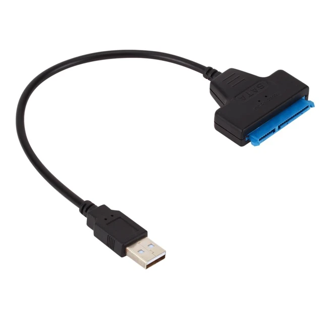 Alt view image 4 of 6 - USB 2.0 3.0 SATA 3 Cable Sata To USB 2.0 Adapter Up To 6 Gbps Support 2.5 Inch External HDD SSD Hard Drive 22 Pin Sata III Cable Color: USB 3.0 to SATA