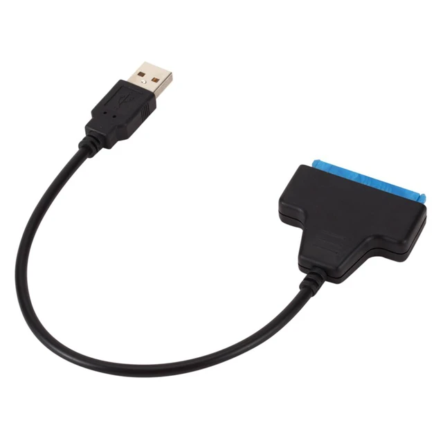 Alt view image 5 of 6 - USB 2.0 3.0 SATA 3 Cable Sata To USB 2.0 Adapter Up To 6 Gbps Support 2.5 Inch External HDD SSD Hard Drive 22 Pin Sata III Cable Color: USB 3.0 to SATA
