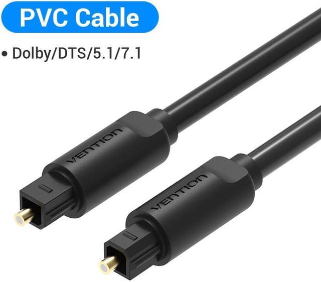 Vention Optical Audio Cable Toslink Coaxial Cable 1m 2m 5m for Amplifiers Blu-ray Xbox 360 PS4 Soundbar Fiber Cabl Color: PVC Cable Black Length: 1.5m Watch Accessories - Newegg.ca
