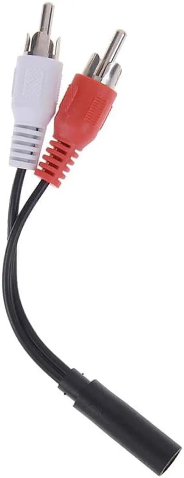 Alt view image 2 of 5 - Music Wire 3.5MM Female Connector Jack Stereo Cable Y Plug To 2 RCA Male Adapter 3.5 Audio Aux Socket Headphone Color: 1PCS