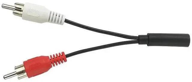 Alt view image 4 of 5 - Music Wire 3.5MM Female Connector Jack Stereo Cable Y Plug To 2 RCA Male Adapter 3.5 Audio Aux Socket Headphone Color: 1PCS