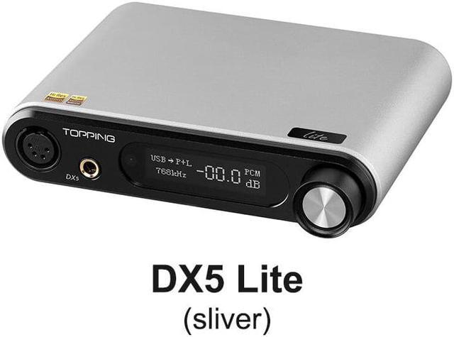 TOPPING DX5 MQA Decoder ES9068AS*2 DAC Headphone Amplifier DSD512