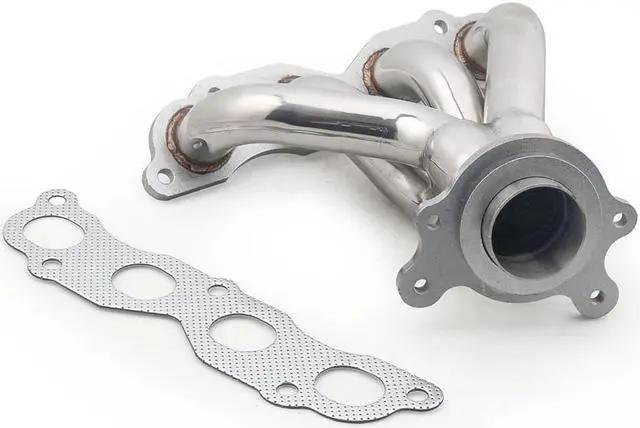 Alt view image 6 of 6 - STAINLESS STEEL MANIFOLD HEADER FOR 02-06 CIVIC SI EP3/ACURA RSX DC5 2.0 K20