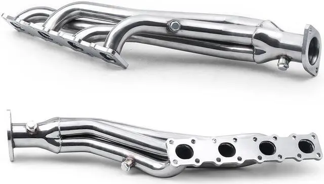 Alt view image 5 of 6 - STAINLESS EXHAUST MANIFOLD HEADER FOR NISSAN TITAN ARMADA QX56 04-15 5.6L V8