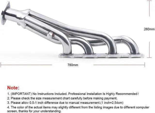 Alt view image 2 of 6 - STAINLESS EXHAUST MANIFOLD HEADER FOR NISSAN TITAN ARMADA QX56 04-15 5.6L V8