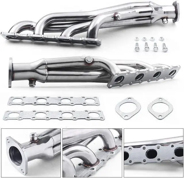 Main image of STAINLESS EXHAUST MANIFOLD HEADER FOR NISSAN TITAN ARMADA QX56 04-15 5.6L V8
