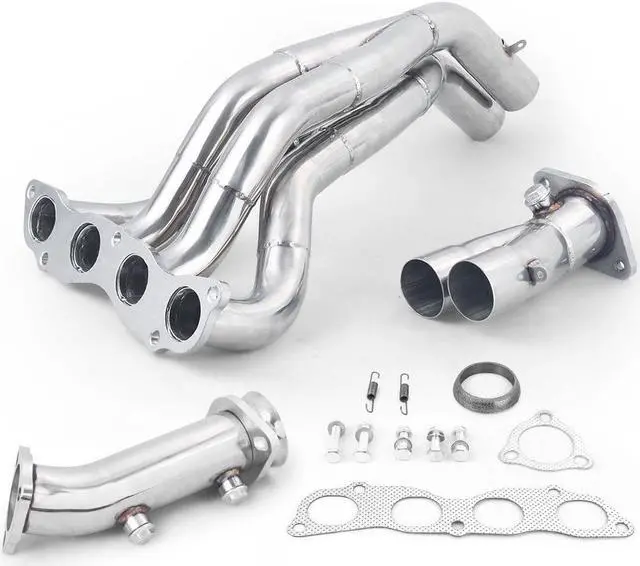 Alt view image 6 of 6 - STAINLESS STEEL MANIFOLD HEADER FOR HONDA CIVIC SI ACURA RSX BASE 2002-2006