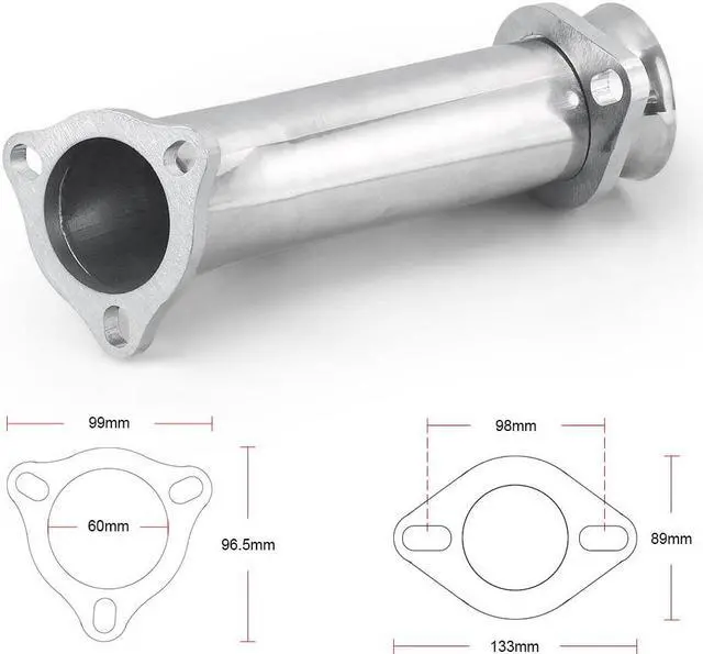 Alt view image 2 of 6 - STAINLESS STEEL MANIFOLD HEADER FOR HONDA CIVIC SI ACURA RSX BASE 2002-2006