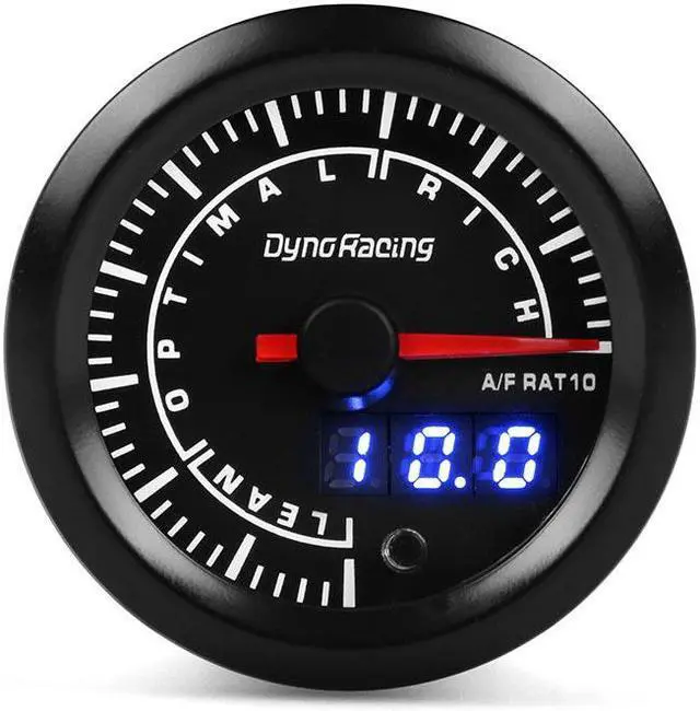 Alt view image 4 of 7 - Dynoracing 2inch 52mm Dual Display Air Fuel Ratio Gauge 7 Colors Led Air Fuel Ratio Meter Car Meter With Stepper Motor Air/Fuel Gauge
