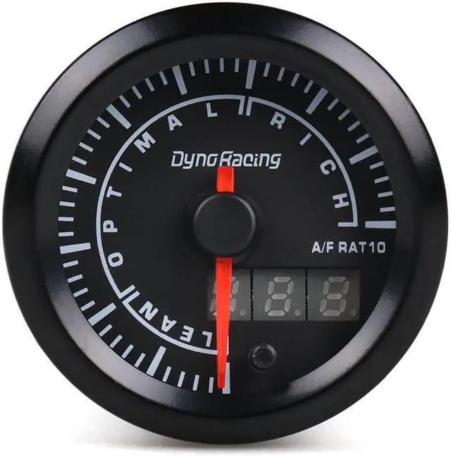 Alt view image 6 of 7 - Dynoracing 2inch 52mm Dual Display Air Fuel Ratio Gauge 7 Colors Led Air Fuel Ratio Meter Car Meter With Stepper Motor Air/Fuel Gauge