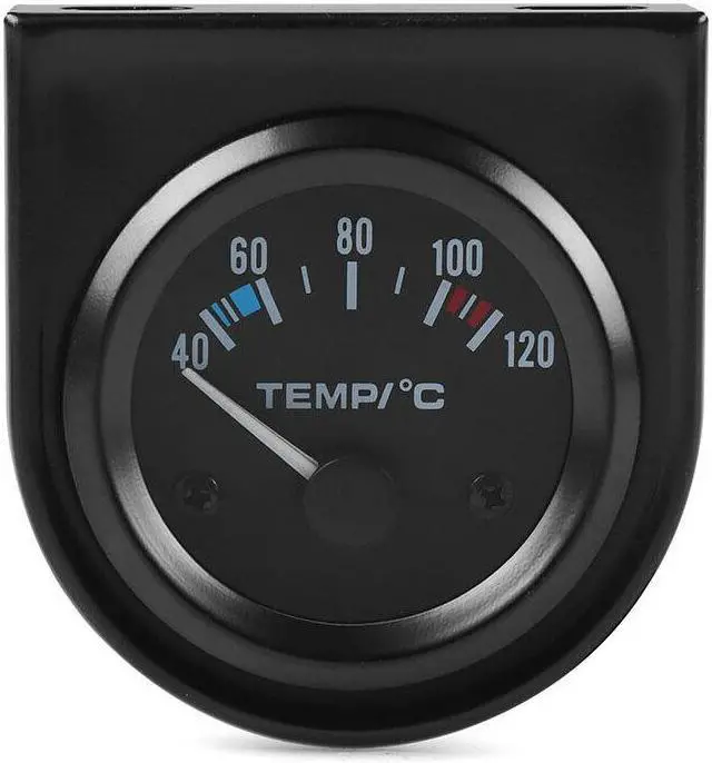 Alt view image 6 of 7 - 2" 52mm Water Temp Gauge 40-120C Pointer Auto Water Temperature Gauge Car Meter 1/8 NPT Sensor With 28mm Joint Pipe Sensor Adapter