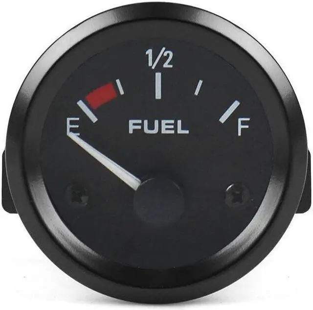 Alt view image 2 of 7 - Fuel Level gauge 2" inch 52mm Fuel Level Gauge Universal Car Meter with Fuel Sensor E-1/2-F Pointer Indicator