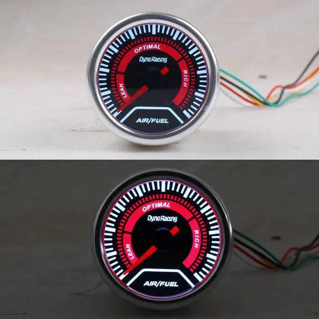Alt view image 7 of 7 - 2" 52mm Air Fuel Gauge Smoke Lens Air Fuel Ratio Gauge Super Bright Led Lighting Car Meter