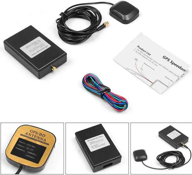 Alt view image 4 of 7 - Universal GPS Speed Sender Speedometer Sensor Adapter for Car Truck Boat GPS Speedometer Gauge Meter