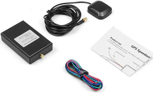 Alt view image 7 of 7 - For 12V/24V 85mm GPS Speedometer 0-220km/h Speed Gauge Meter with Sensor Adapter for Car Truck Boat GPS Speedometer