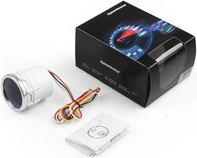 Alt view image 3 of 7 - 2" 52mm LED Pointer Auto Car Volt Meter Voltmeter Voltage Gauge Smoke Face 8-18V