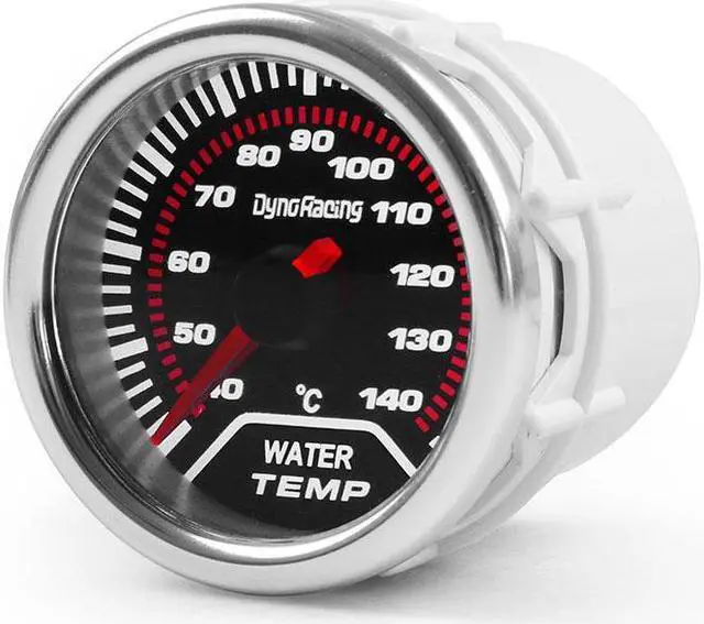 Alt view image 5 of 7 - 2" 52mm Car LED Smoke Lens 40-140 Pointer Water Temp Temperature Gauge Meter with 1/8 npt Sensor