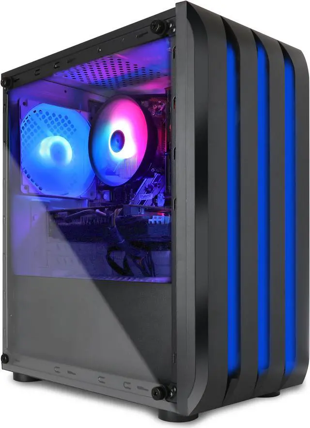 Main image of Blackout Computers - Gaming desktop - Intel Core i7 4790 4 core 4.0GHz - 16GB DDR3 1600MHz - 1TB M.2 NVMe - 500W PSU - Windows 10 Pro - WIFI - Bluetooth - Gaming PC