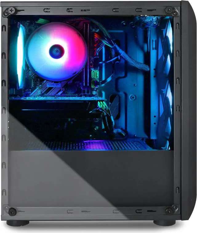 Alt view image 2 of 7 - Blackout Computers - Gaming desktop - Intel Core i7 4790 4 core 4.0GHz - 16GB DDR3 1600MHz - 1TB M.2 NVMe - 500W PSU - Windows 10 Pro - WIFI - Bluetooth - Gaming PC