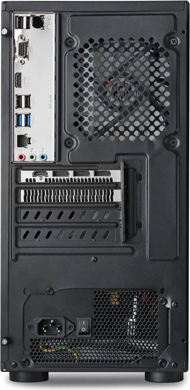 Alt view image 6 of 7 - Blackout Computers - Gaming desktop - Intel Core i7 4790 4 core 4.0GHz - 16GB DDR3 1600MHz - 1TB M.2 NVMe - 500W PSU - Windows 10 Pro - WIFI - Bluetooth - Gaming PC