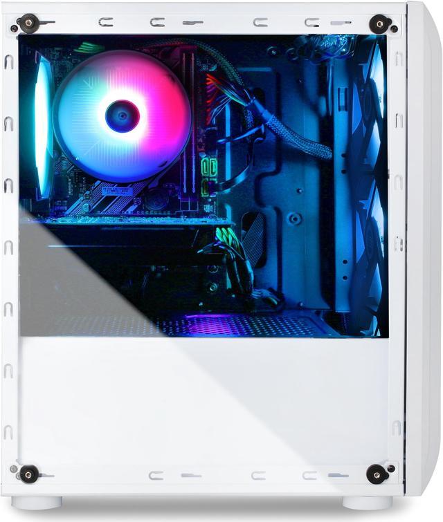Alt view image 2 of 7 - Blackout Computers - Gaming desktop - Intel Core i7 4790 4 core 4.0GHz - 16GB DDR3 1600MHz - 1TB M.2 NVMe - 500W PSU - Windows 10 Pro - WIFI - Bluetooth - Gaming PC White
