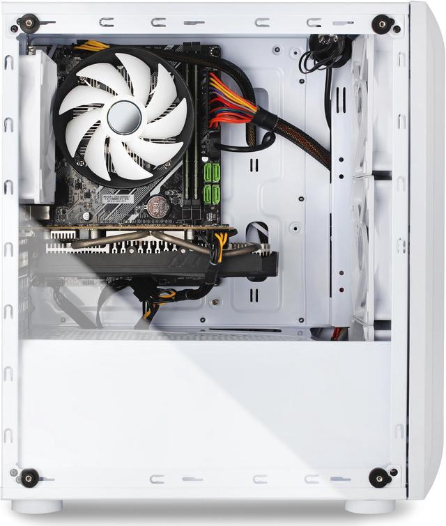 Alt view image 5 of 7 - Blackout Computers - Gaming desktop - Intel Core i7 4790 4 core 4.0GHz - 16GB DDR3 1600MHz - 1TB M.2 NVMe - 500W PSU - Windows 10 Pro - WIFI - Bluetooth - Gaming PC White