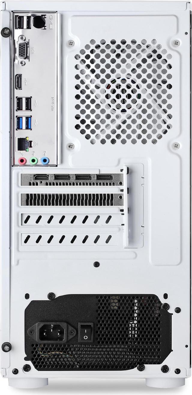 Alt view image 6 of 7 - Blackout Computers - Gaming desktop - Intel Core i7 4790 4 core 4.0GHz - 16GB DDR3 1600MHz - 1TB M.2 NVMe - 500W PSU - Windows 10 Pro - WIFI - Bluetooth - Gaming PC White