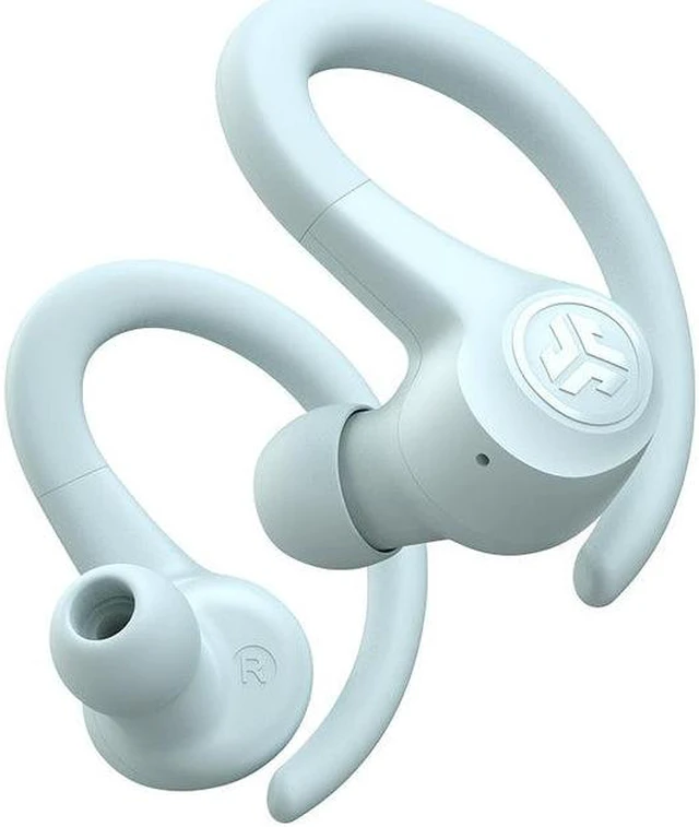 Alt view image 8 of 12 - JLab GO Air Sport True Wireless Earbuds | Wireless Workout Earbuds | Light Blue| C3 Clear Calling | Secure Earhook Sport Design | 32+ Hour Bluetooth Playtime | 3 EQ Sound