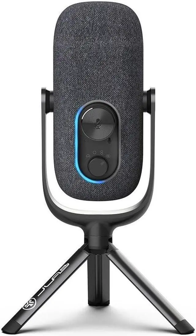 Main image of JLab Epic Talk USB Microphone | Black | USB-C Output | Cardioid, Omni, Stereo, and Bi-Directional | 192k Sample Rate | Volume Control, Gain Control, and Quick Mute | 3.5mm AUX | Plug and Play
