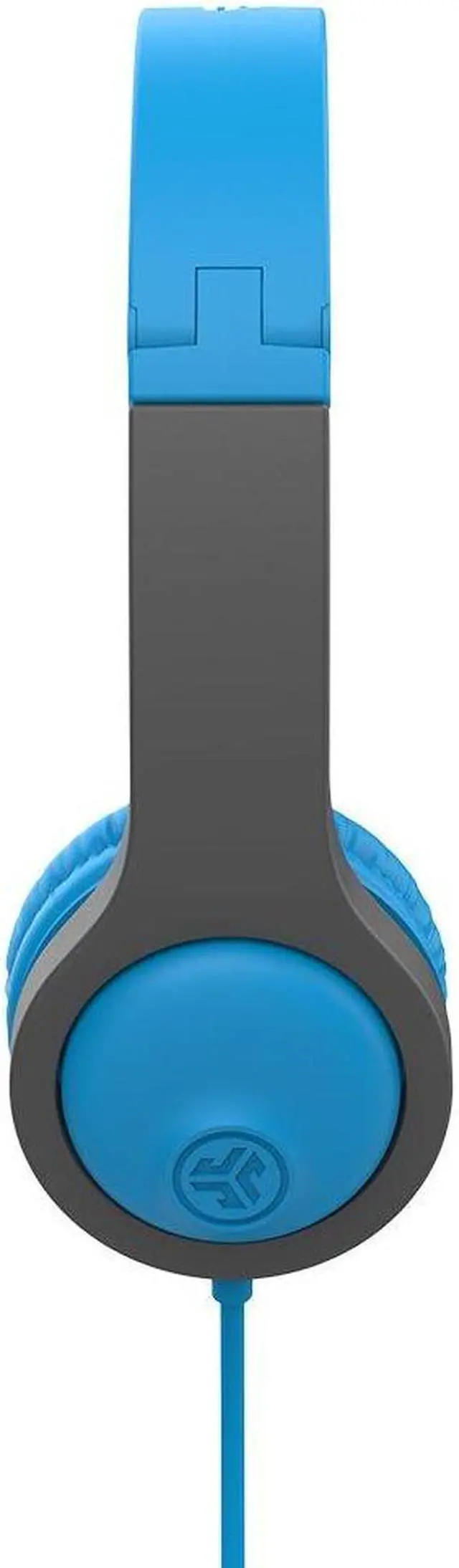 Alt view image 7 of 7 - JLab JBuddies Folding Kids Wired Headphones Gen 2, Blue/Grey, Toddler Headphones, Noise Isolation, Kids Safe, Volume Limiting Headphones, Headphones for Children Ages 2+