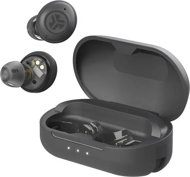 Main image of JLab Hear OTC Hearing Aid & Wireless Earbuds, Traditional Earbud Fit, Bluetooth 5.3, Connect to iOS or Android Devices, Four Preset Hearing Modes, In-Ear Detection, Graphite