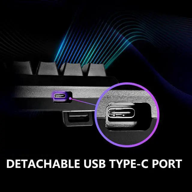 Alt view image 5 of 7 - Raidmax Mini ONE MK01GMB 60% Gasket Keyboard - Compact and  ARGB Gaming Keyboard, Mini Mechanical, RGB Lighing, Hot Swap Switch