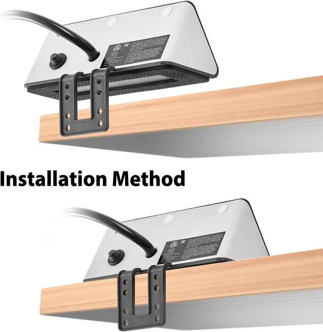 Alt view image 5 of 7 - USB Ports Electrical Multi-Outlets for Tabletop, Desk Edge Mount Power Strips with Surge Protection