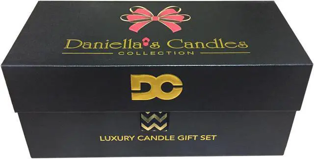 Alt view image 2 of 4 - Daniella's Candles Men's Collection Candle Gift Set of 2, Black For Men and Cognac Cubans