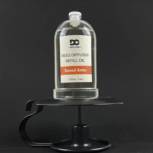 Alt view image 3 of 5 - Daniella's Candles Sensual Amber Reed Diffuser Refill Oil 3.4oz/100mL - Premium Grade Aromatic Oil for Home Fragrance and Room Decor