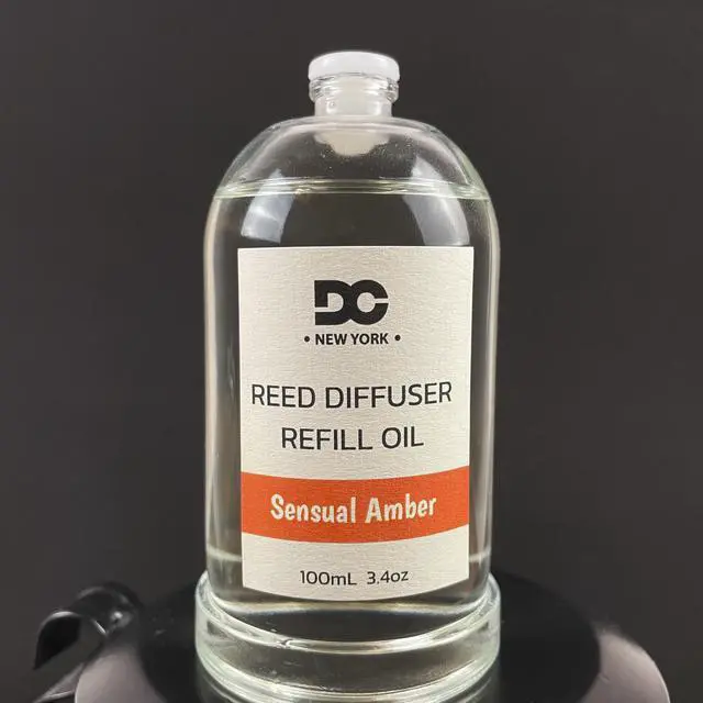 Alt view image 4 of 5 - Daniella's Candles Sensual Amber Reed Diffuser Refill Oil 3.4oz/100mL - Premium Grade Aromatic Oil for Home Fragrance and Room Decor