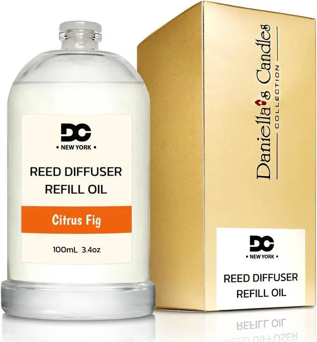 Alt view image 5 of 6 - Citrus and Fig Reed Diffuser Refill Oil 3.4oz/100mL