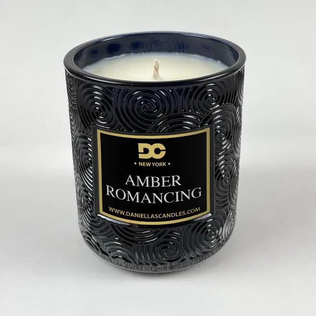Alt view image 4 of 6 - Romantic Candle Gift Set of 2, Amber Romancing and Rose Geranium