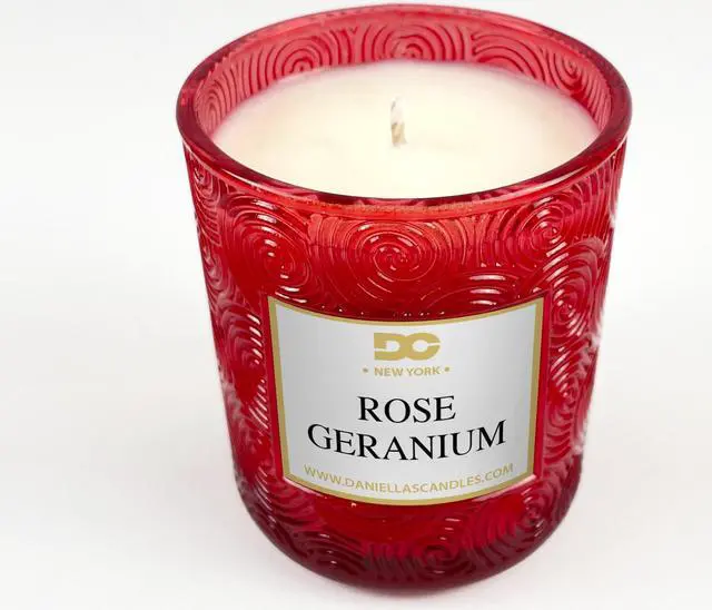 Alt view image 6 of 6 - Romantic Candle Gift Set of 2, Amber Romancing and Rose Geranium