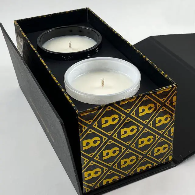 Alt view image 5 of 6 - Daniella's Candles True Love Scented Candle Gift Set of 2, Black Velvet and White Velvet