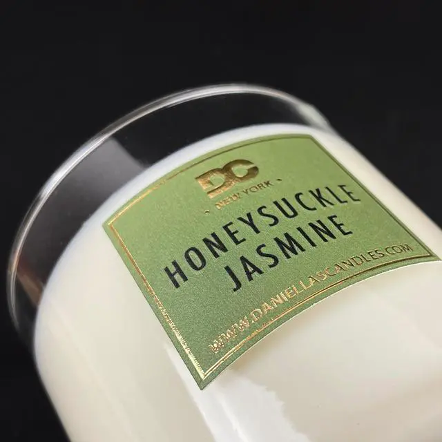 Alt view image 2 of 6 - DANIELLA'S CANDLES Honeysuckle Jasmine Candle, Natural Soy Wax, Burn Time 65h, With Inside No Jewelry