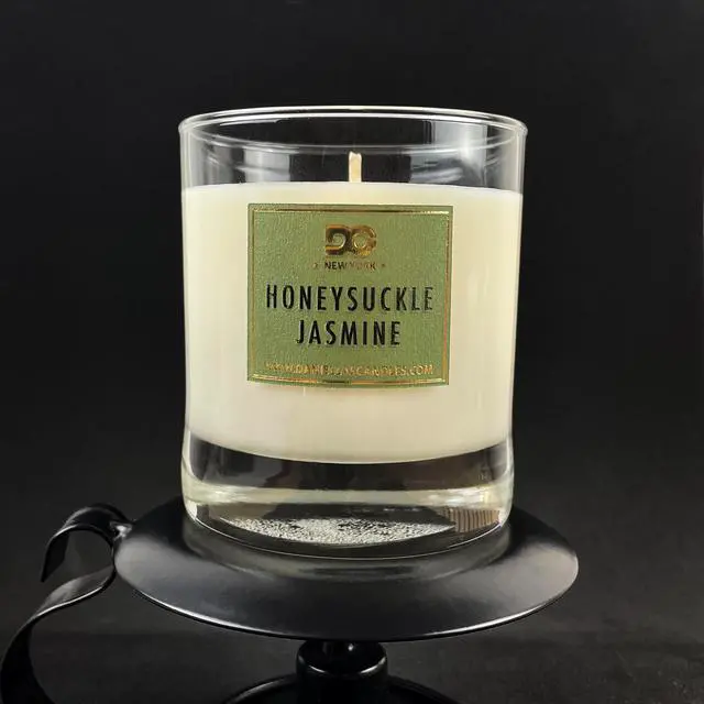 Alt view image 6 of 6 - DANIELLA'S CANDLES Honeysuckle Jasmine Candle, Natural Soy Wax, Burn Time 65h, With Inside No Jewelry