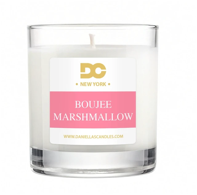 Alt view image 2 of 7 - DANIELLA'S CANDLES Boujee Marshmallow Luxury Scented Candle, Hand-Poured, Long Lasting, Clean Burning Up To 50 Hours, Natural Soy Wax