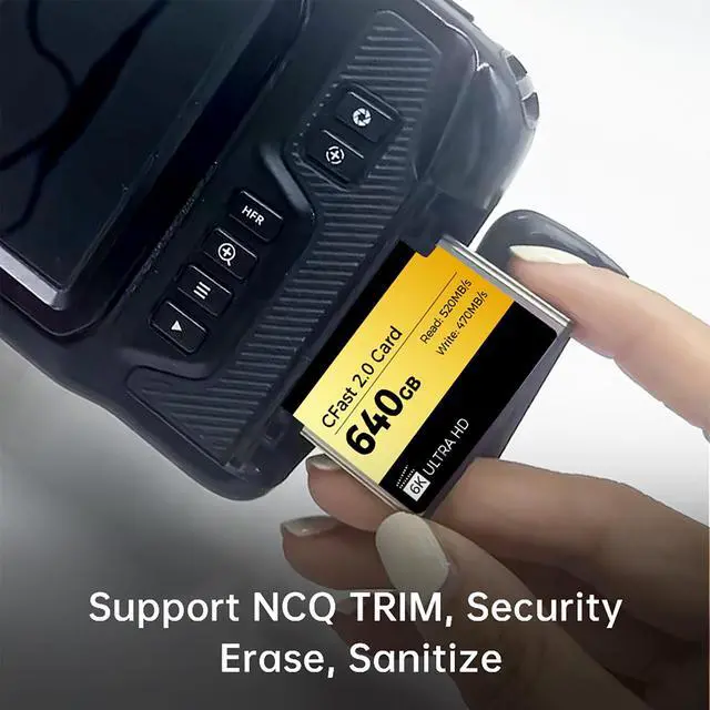 Alt view image 3 of 5 - RENICE 640GB CFast 2.0 Memory Card- up to 520MB/s Read Speed-RAW 6K HD Video Recording- For photographers, Videographer