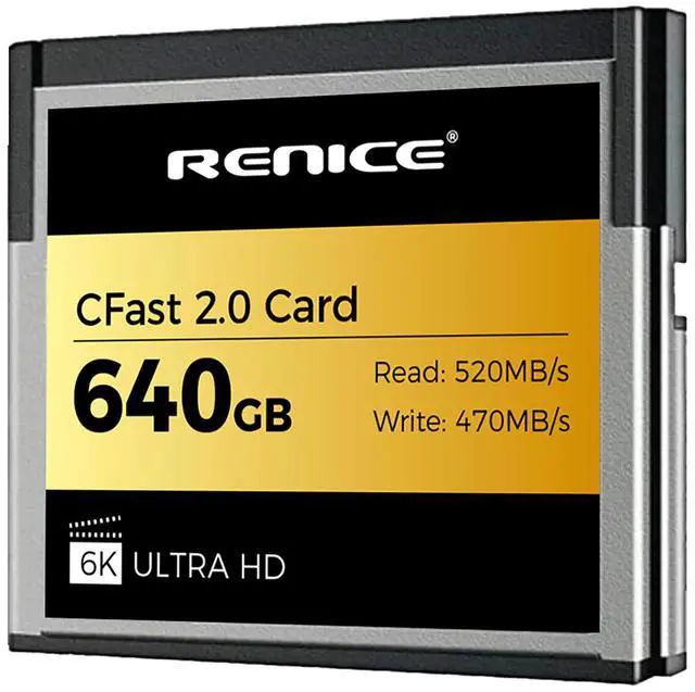 Alt view image 7 of 7 - RENICE 640GB CFast 2.0 Memory Card- up to 520MB/s Read Speed-For photographers, Videographer