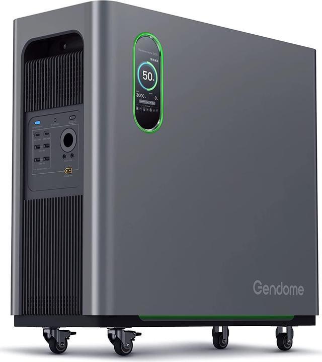 Gendome Home 3000 Portable Power Station, 3072Wh/3000W Solar